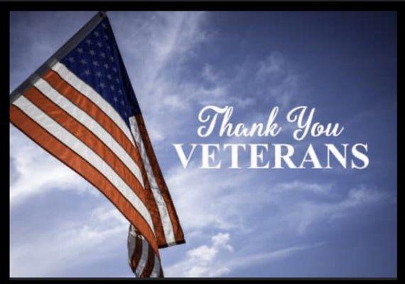 Thank you Veterans