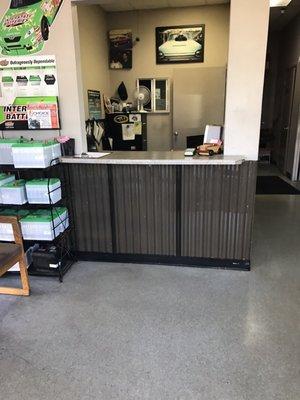 Front counter