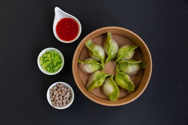 boiled pork & celery dumpling