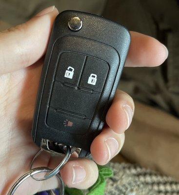 New car key fob