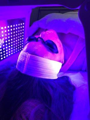 LED Light Therapy + Serums for Anti-Aging