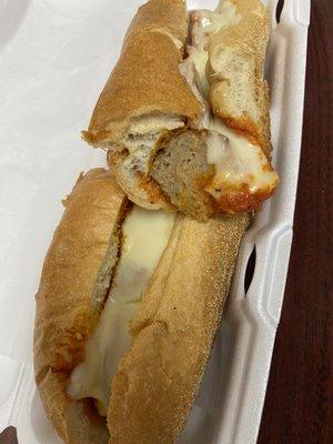 Meatball Parmigiana Grinder