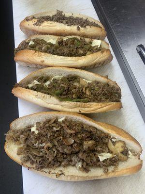 Cheesesteaks for us, Philly Mike's