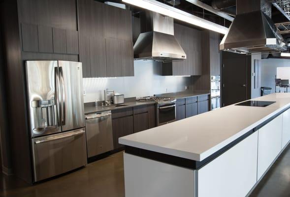 The demo kitchen at FirstBuild in Louisville, Kentucky