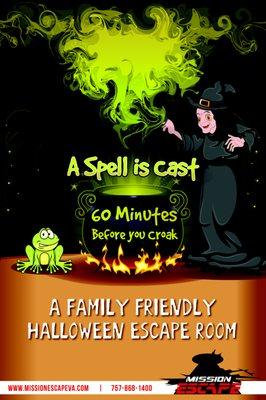 The Witches Brew. A family friendly escape room.