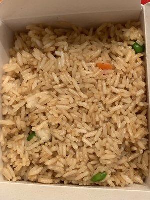 Gourmet vegetable fried rice without egg