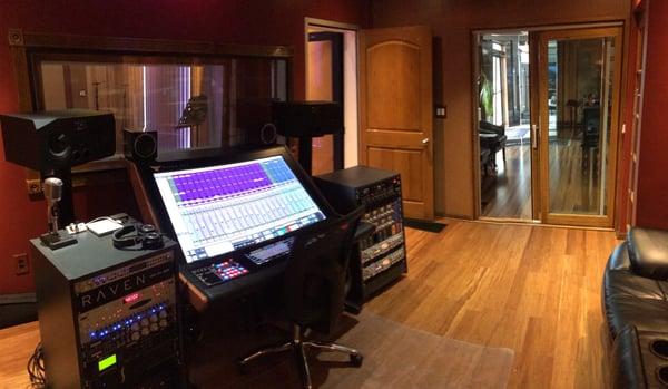 audio recording and post production console