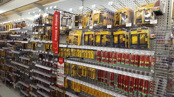 Big selection of taps and dies and drill bits