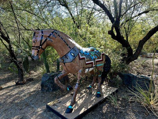 Horse statue