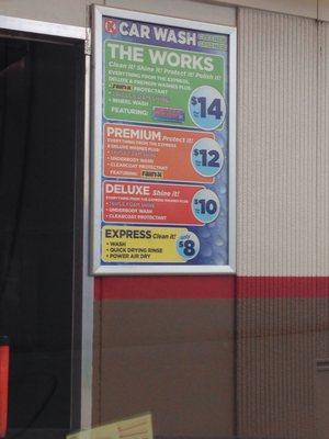 Car Wash Prices