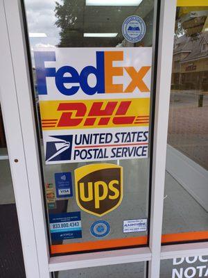 Authorized FedEx, UPS, USPS, and DHL Center