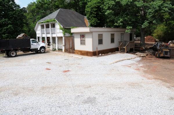 Office and Parking Area