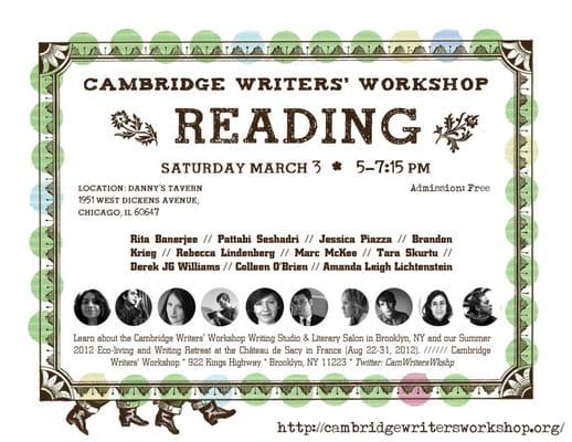 Cambridge Writers' Workshop at AWP 2012 in Chicago