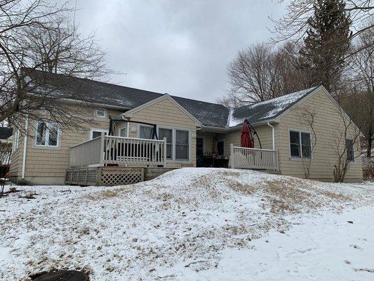 Storm Damage Roof Repair Work