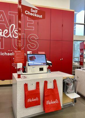 Michael's has advanced their checkout process. So streamlined now.