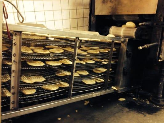 The Tortilla making machine. An amazing contraption.