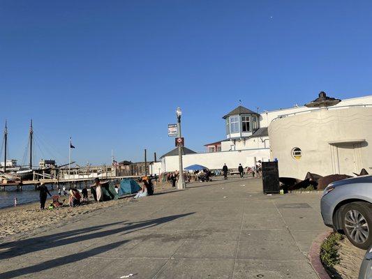 A few of the pier from the beach