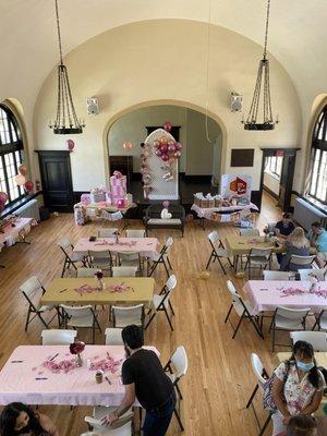 Baby shower at Carroll Baldwin Hall July 2020.