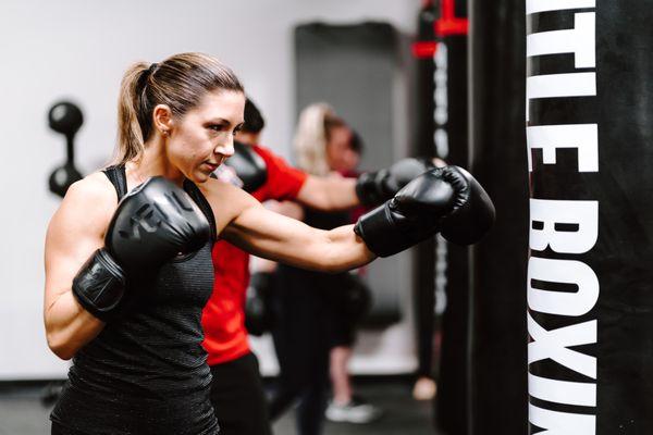 Our clients love our weekend boxing and kickboxing classes.