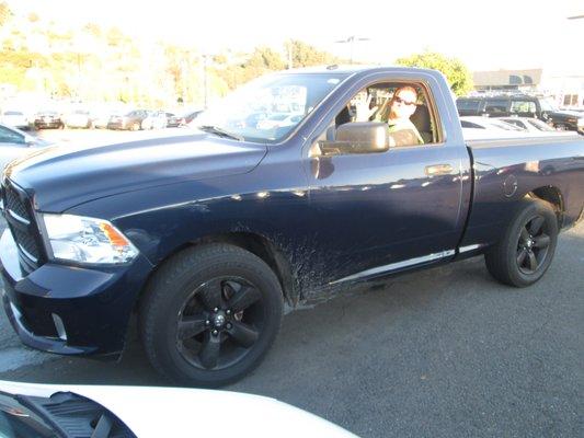 Congratulation Chris for the Purchase of Your 2013 Ram 1500 Express from Blue Star Motors. It is a Great Truck.