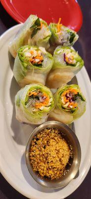 Summer roll with shrimp