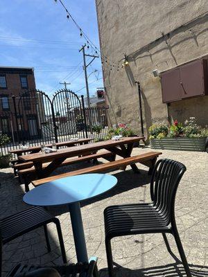 Outdoor seating area