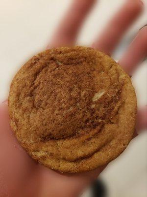 Snickerdoodle Cookie loaded with flavor.