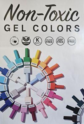 NON- TOXIC GEL COLORS..