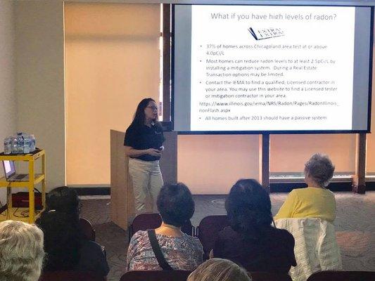 Radon Presentation At Glenside Library