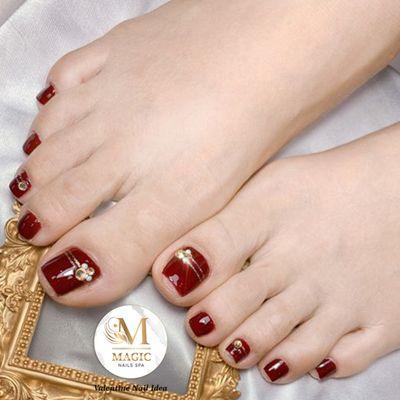 Nail service at affordable at Magic Nails Spa.