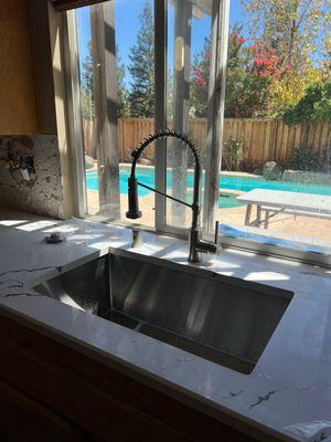 Kitchen Faucet Installation