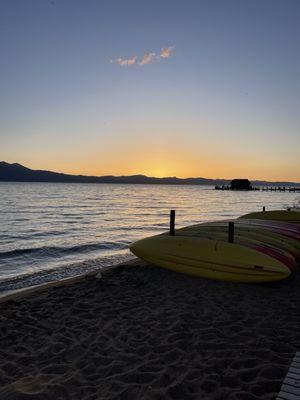 Nevada Beach kayaks