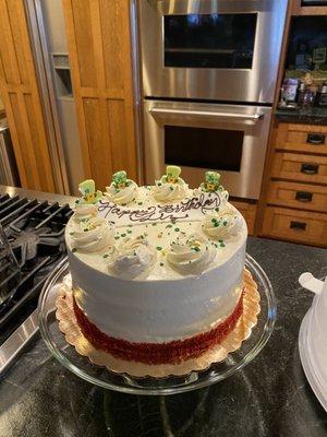 Red Velvet Cake St, Patrick's Day