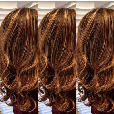 Balayage highlights