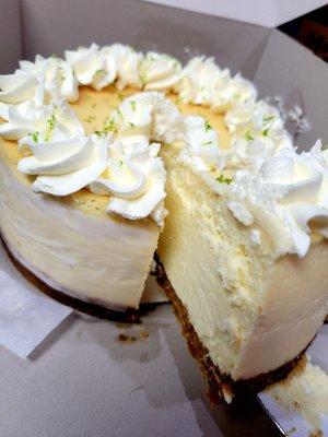 Key lime cheesecake