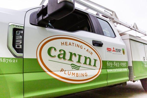 Carini Home Services company vehicle.