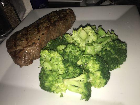 Strip with broccoli