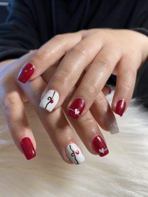 Valentines Nails design