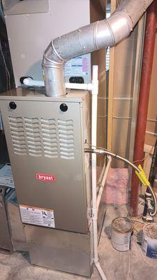 1st Choice Pro Services installation of a Furnace unit