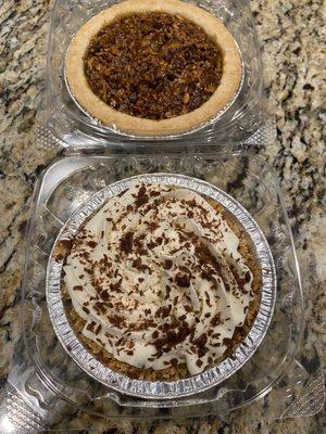 Pecan Pie Mini Chocolate Cream Mini Pie