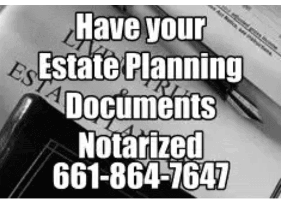 Have your estate planning documents Notarized