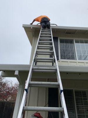 Don't forget to get your gutters cleaned for the new season.