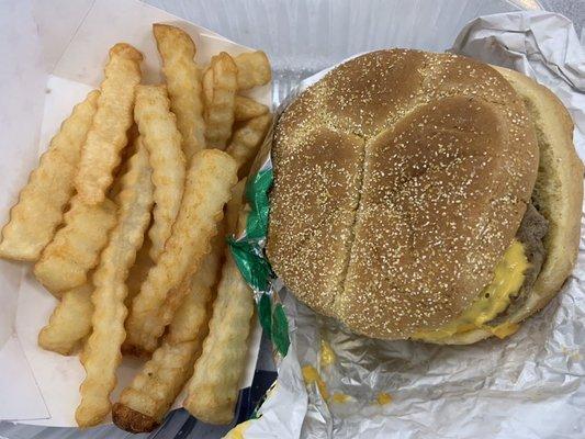 Cheeseburger & Fries