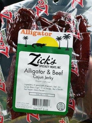 Alligator & beef cajun jerky