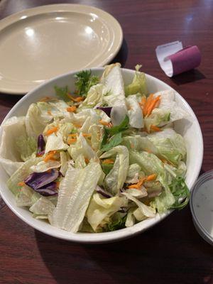 Wilted salad