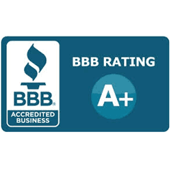 A+ rating with BBB based on our historic business practices.