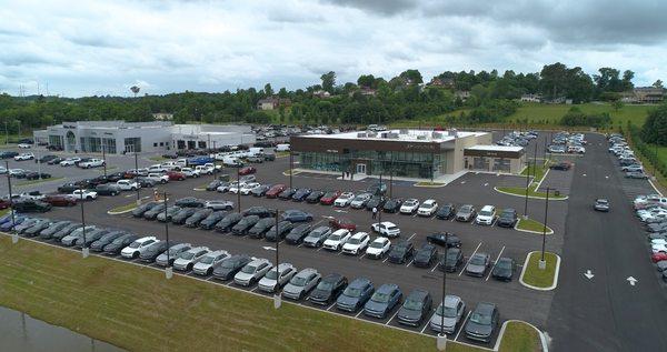 Mountain View Hyundai overhead shot at 6236 Alabama Highway Ringgold, GA 30736.