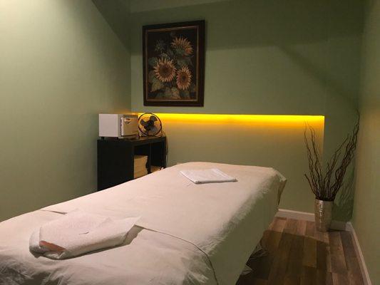 Private massage rooms