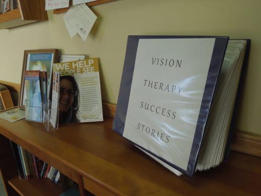 A collection of our Vision Therapy Success stories