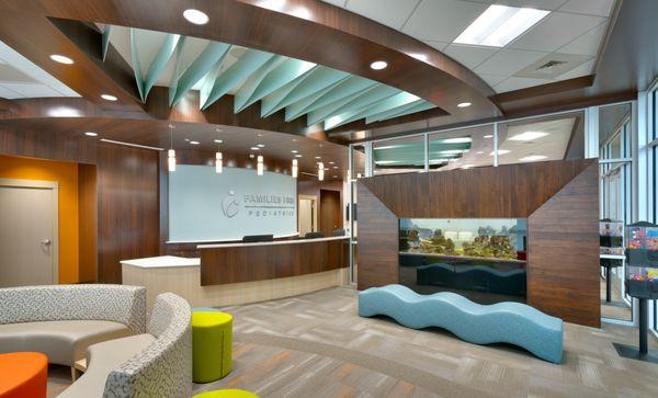 Lobby area of Families First Pediatrics Riverton office